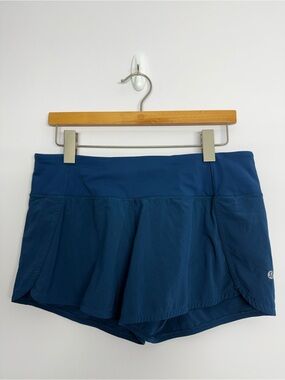 Lululemon Run Times Short II (4") Night Tide Size 8 Blue